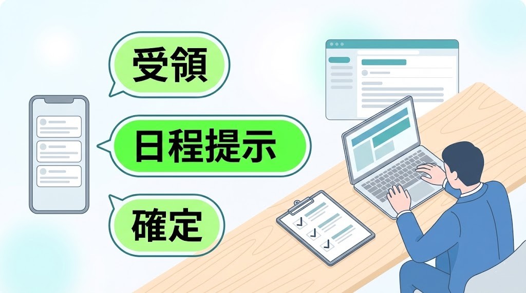 応募〜面接までの連絡テンプレ集（メール・SMS・電話）