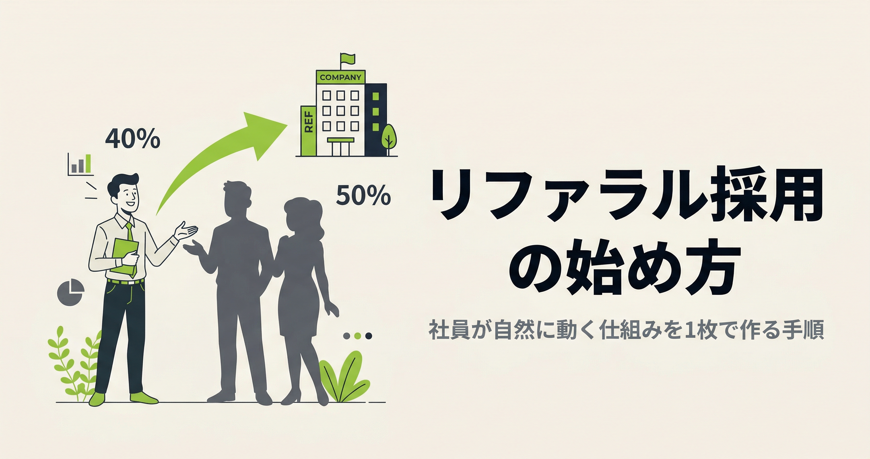 リファラル採用の始め方｜社員が自然に動く仕組みを1枚で作る手順