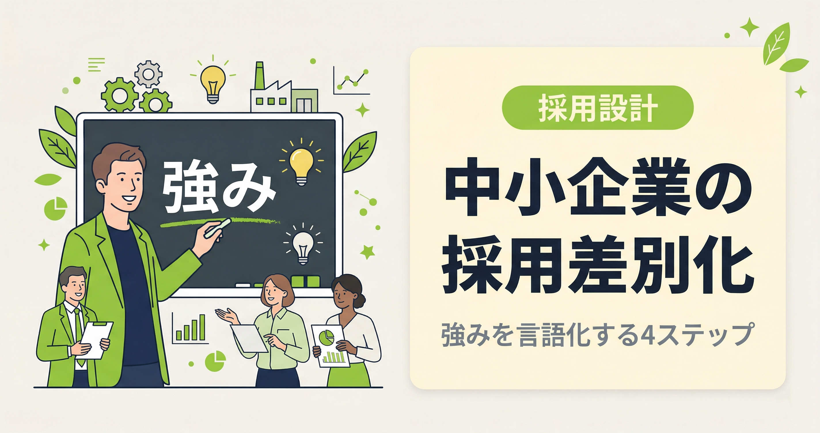 中小企業の採用差別化