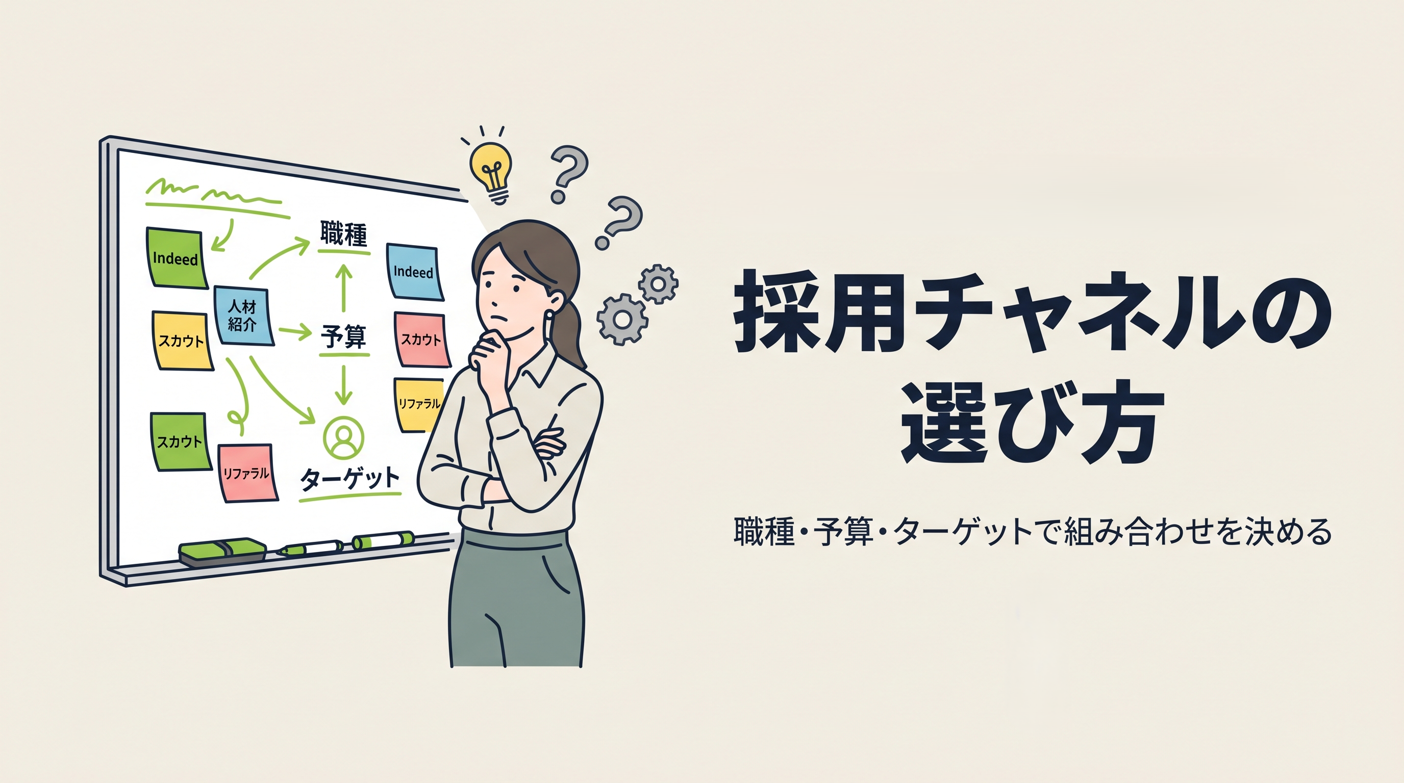 採用チャネルの選び方