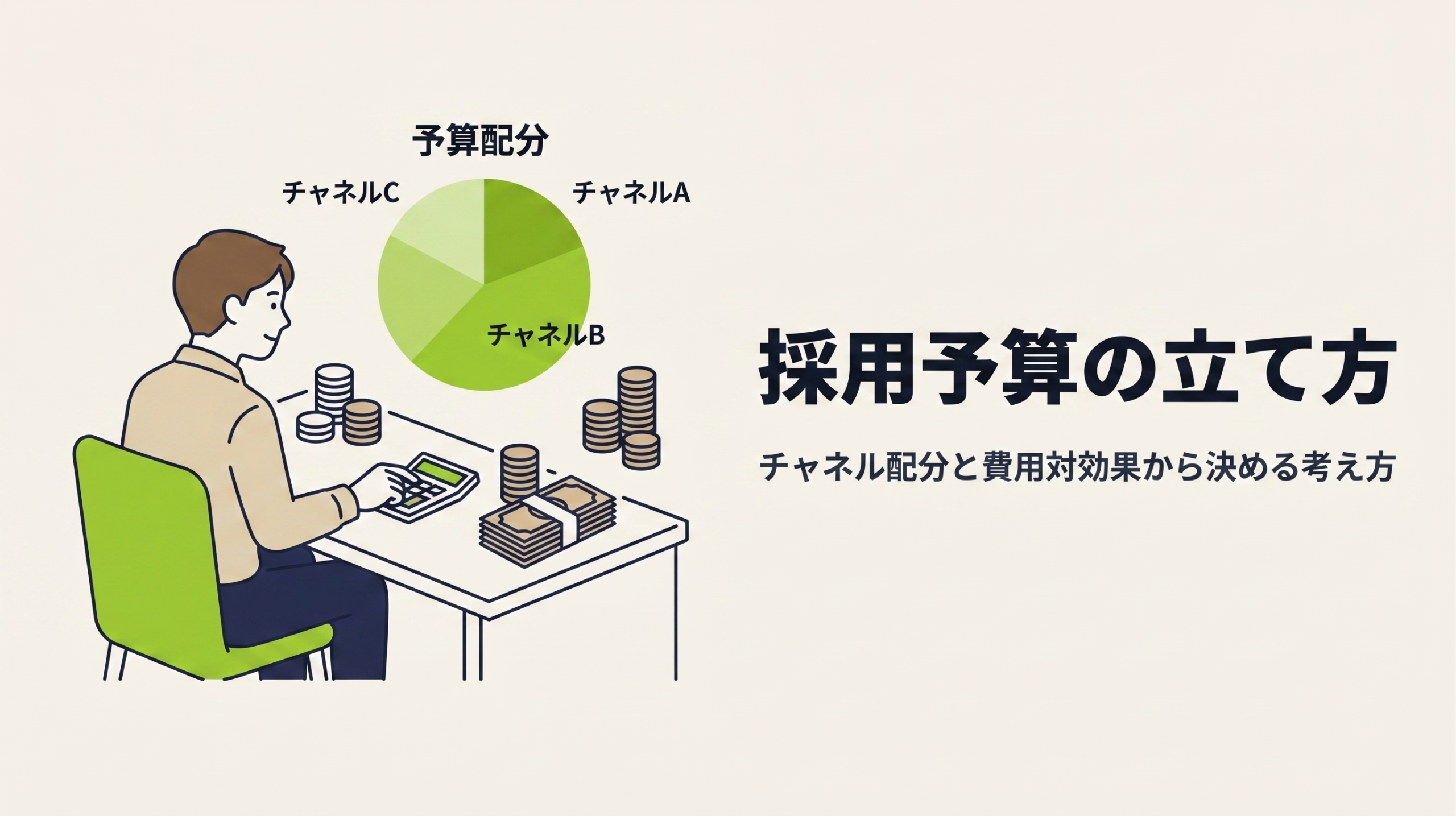採用予算の立て方｜チャネル配分と費用対効果から決める考え方