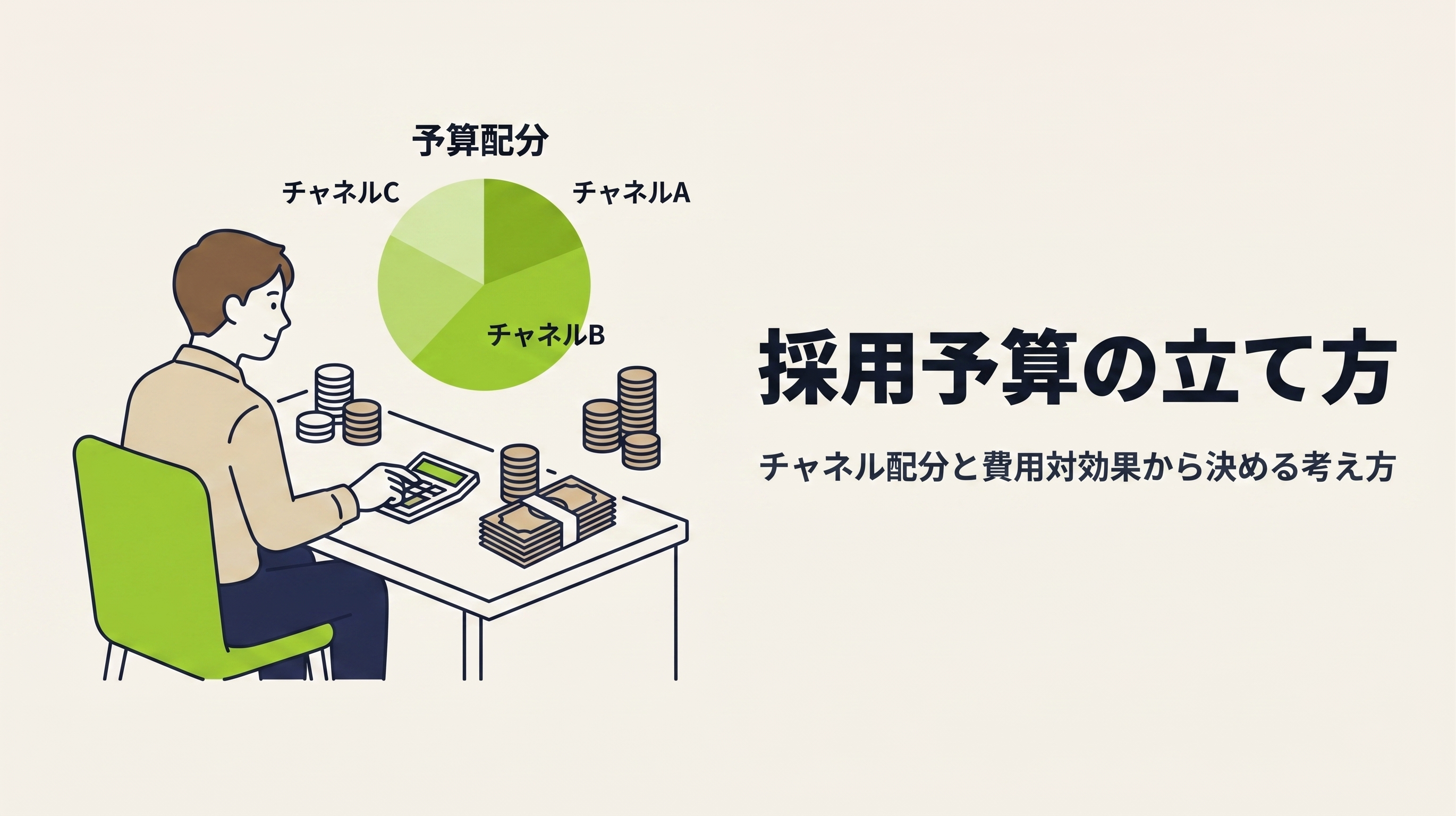 採用予算の立て方｜チャネル配分と費用対効果から決める考え方