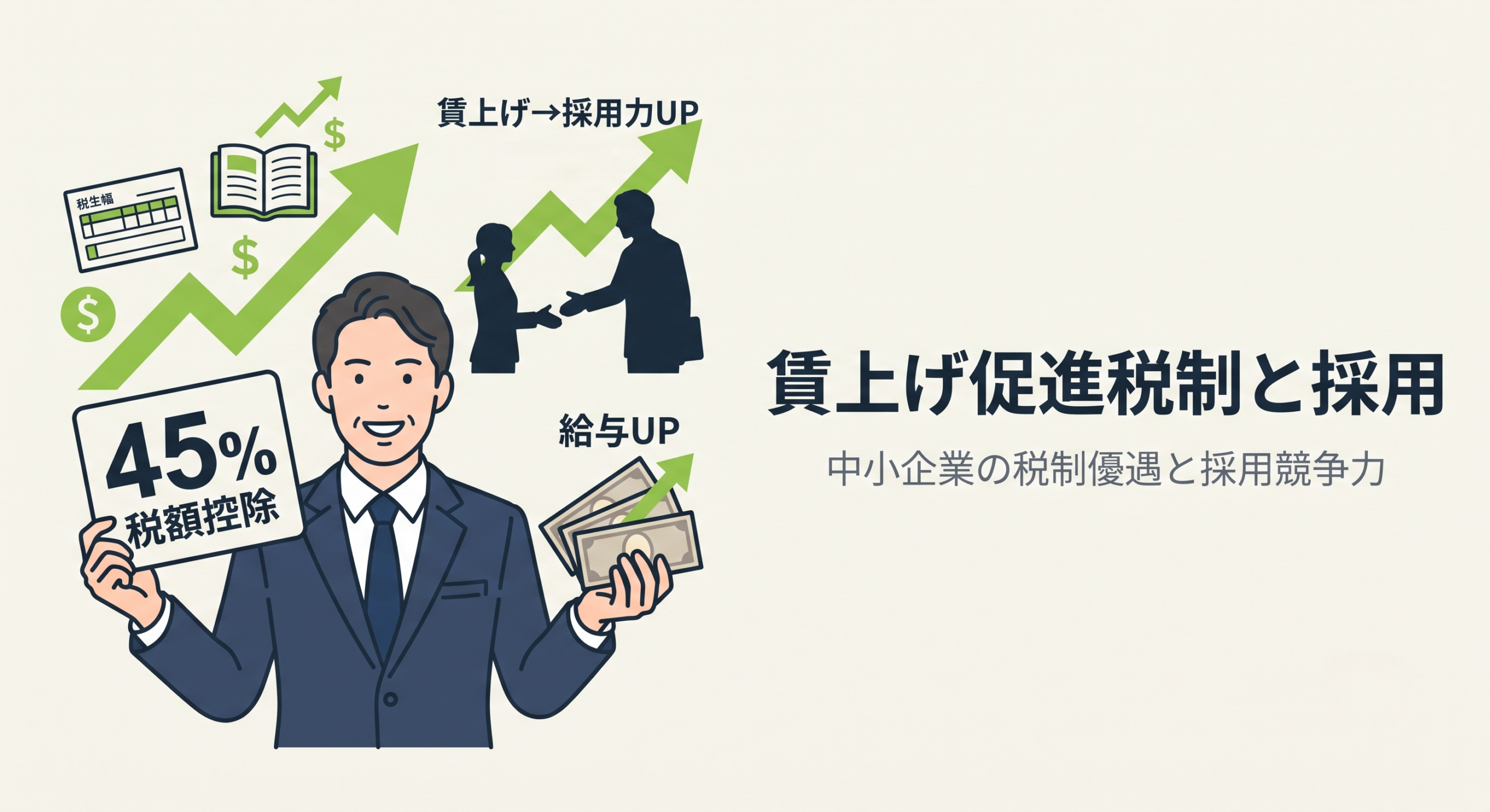 賃上げ促進税制と採用｜中小企業の税制優遇と採用競争力